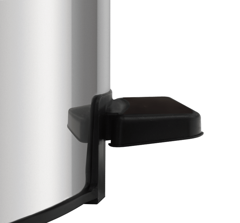 Lixeira Pedal 12L Tramontina Loop Aço Inox com Acabamento Polido e Balde Interno - foto 3