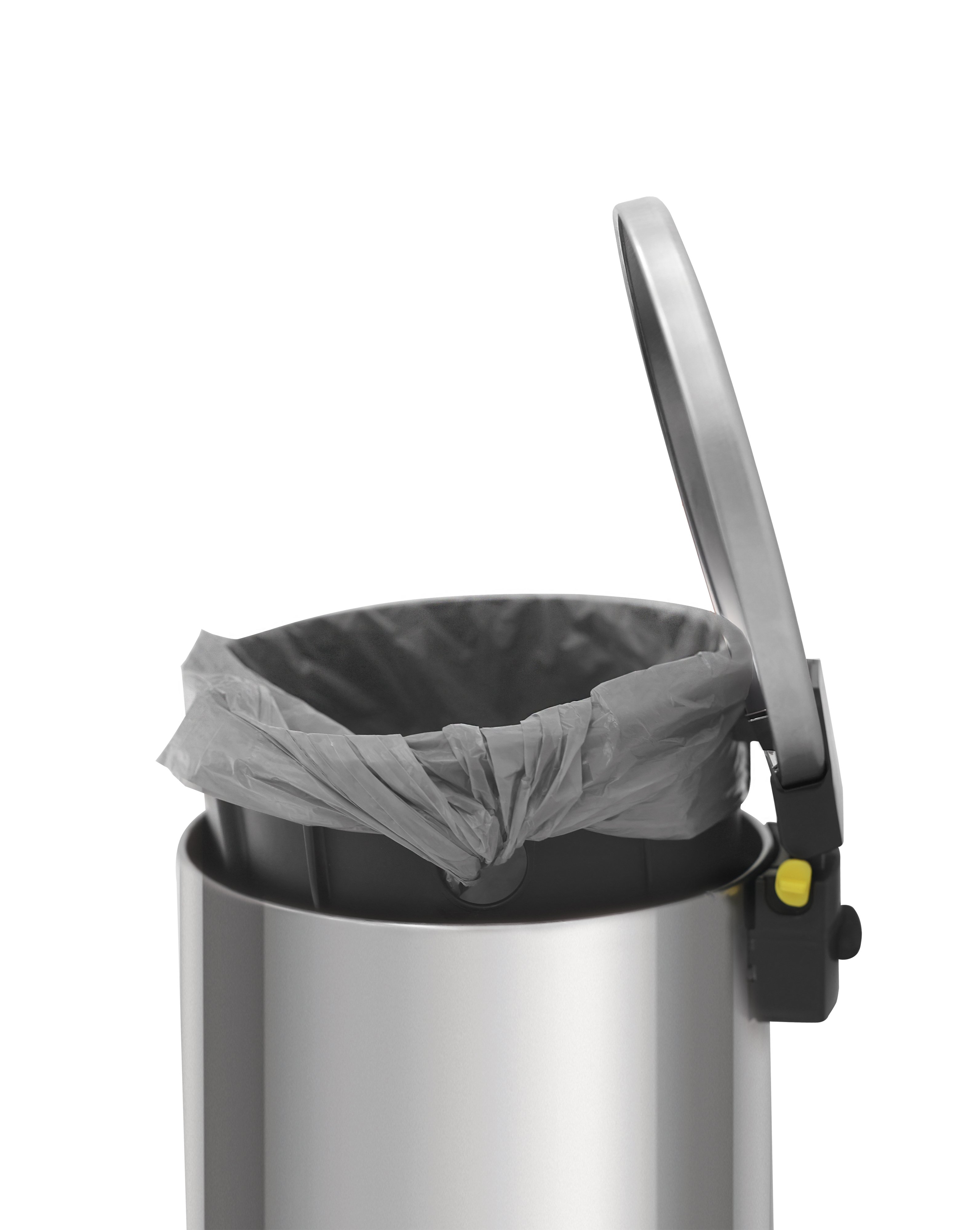 Lixeira Pedal 5L Tramontina Loop Aço Inox com Acabamento Polido e Balde Interno - foto 3