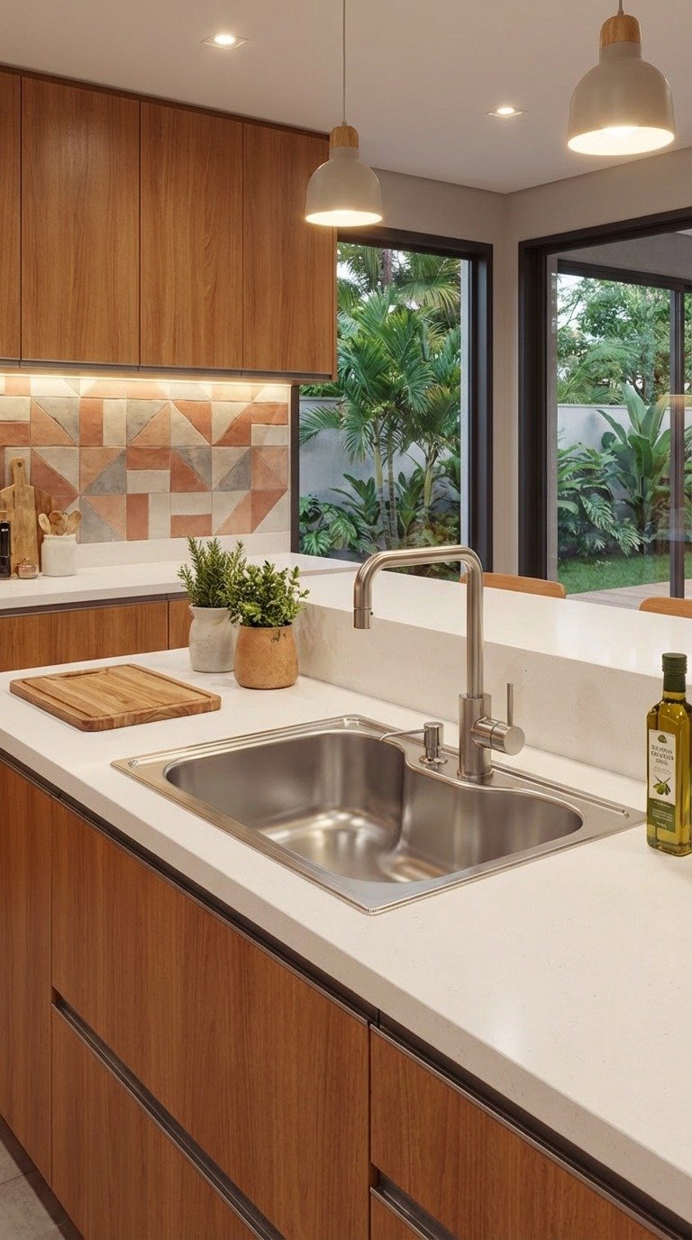 Cuba de Sobrepor Tramontina Morgana 60 Fx em Aço Inox com Acabamento Escovado 69 X 49 Cm com Válvula - foto 3