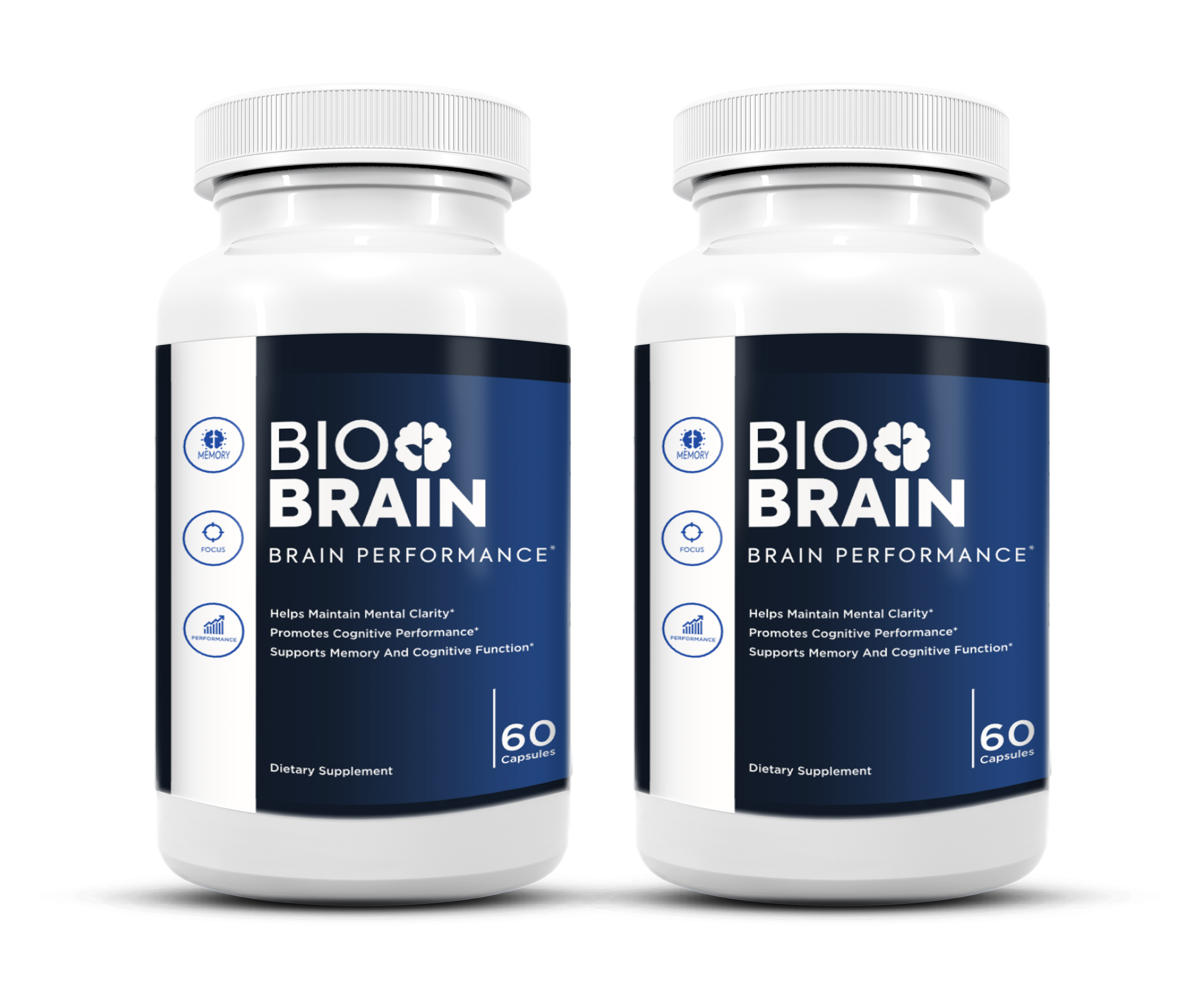 Two bottles of BioBrain