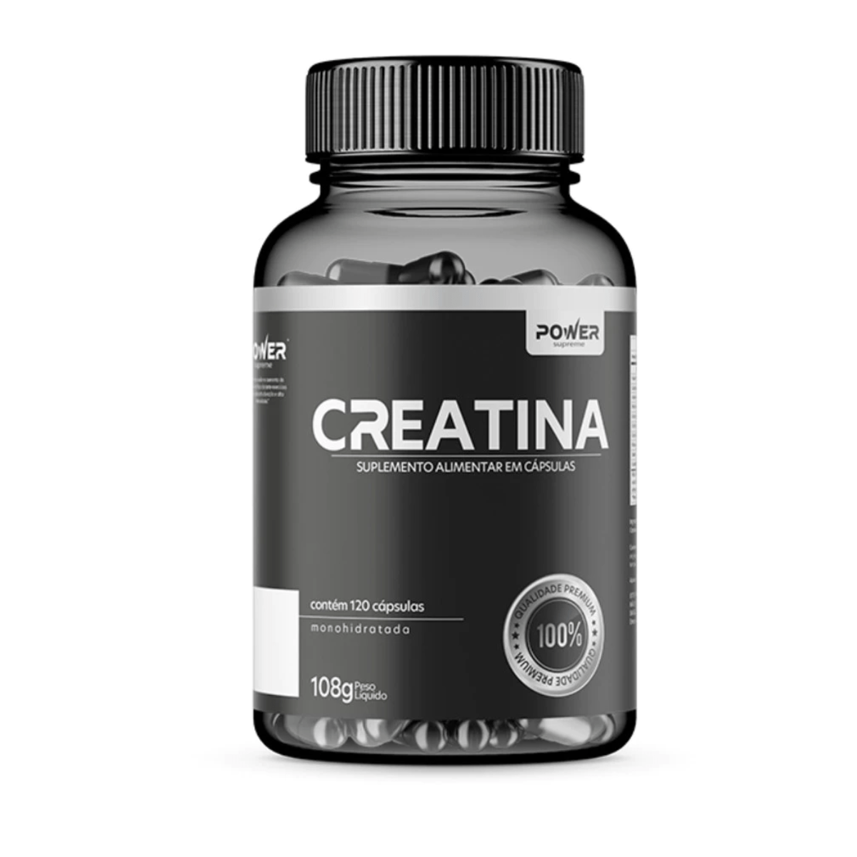 CREATINA 3000 mg - Power Supreme 120 Cápsulas