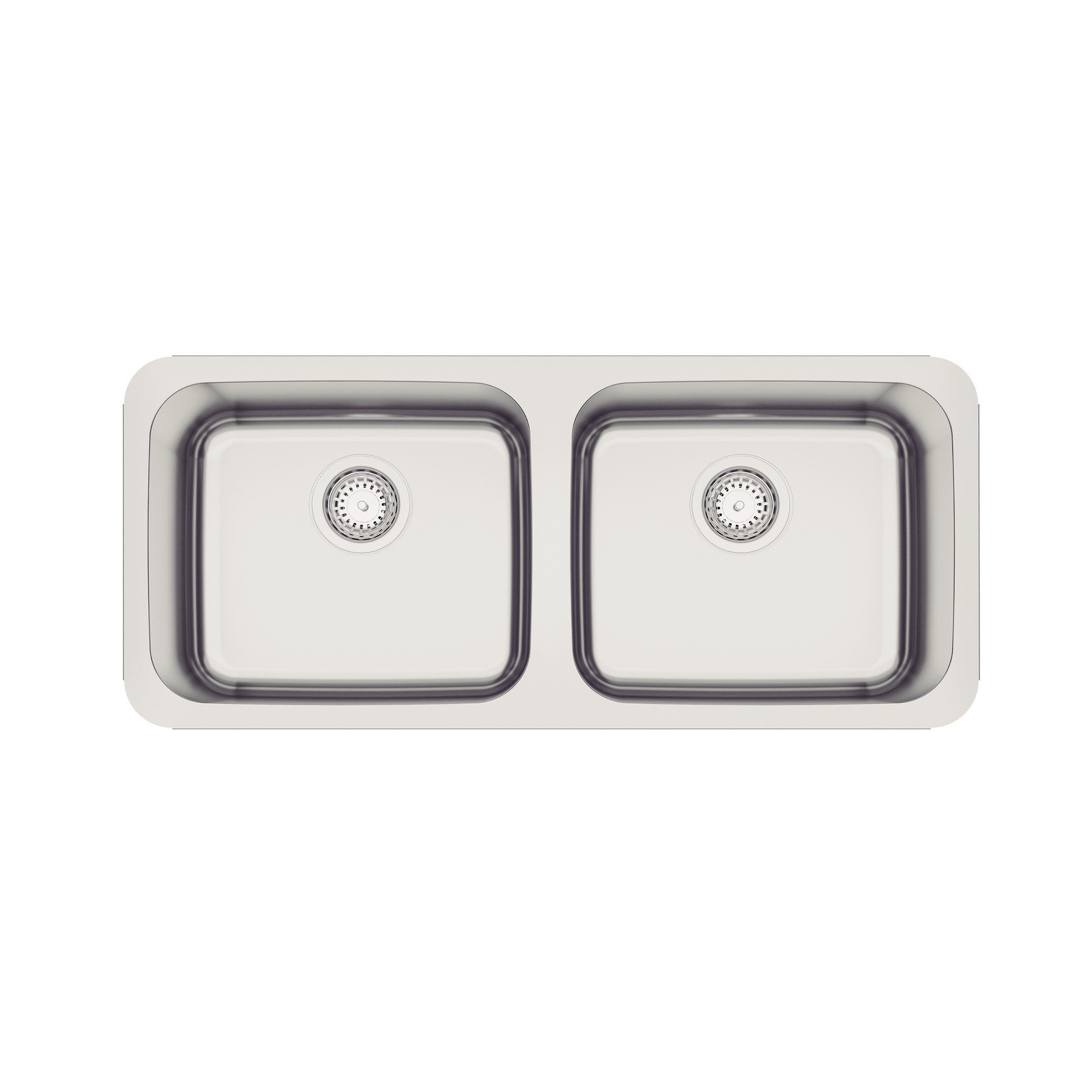 Cuba Tramontina Dora Duo 2C 40 Bl em Aço Inox com Acabamento Escovado