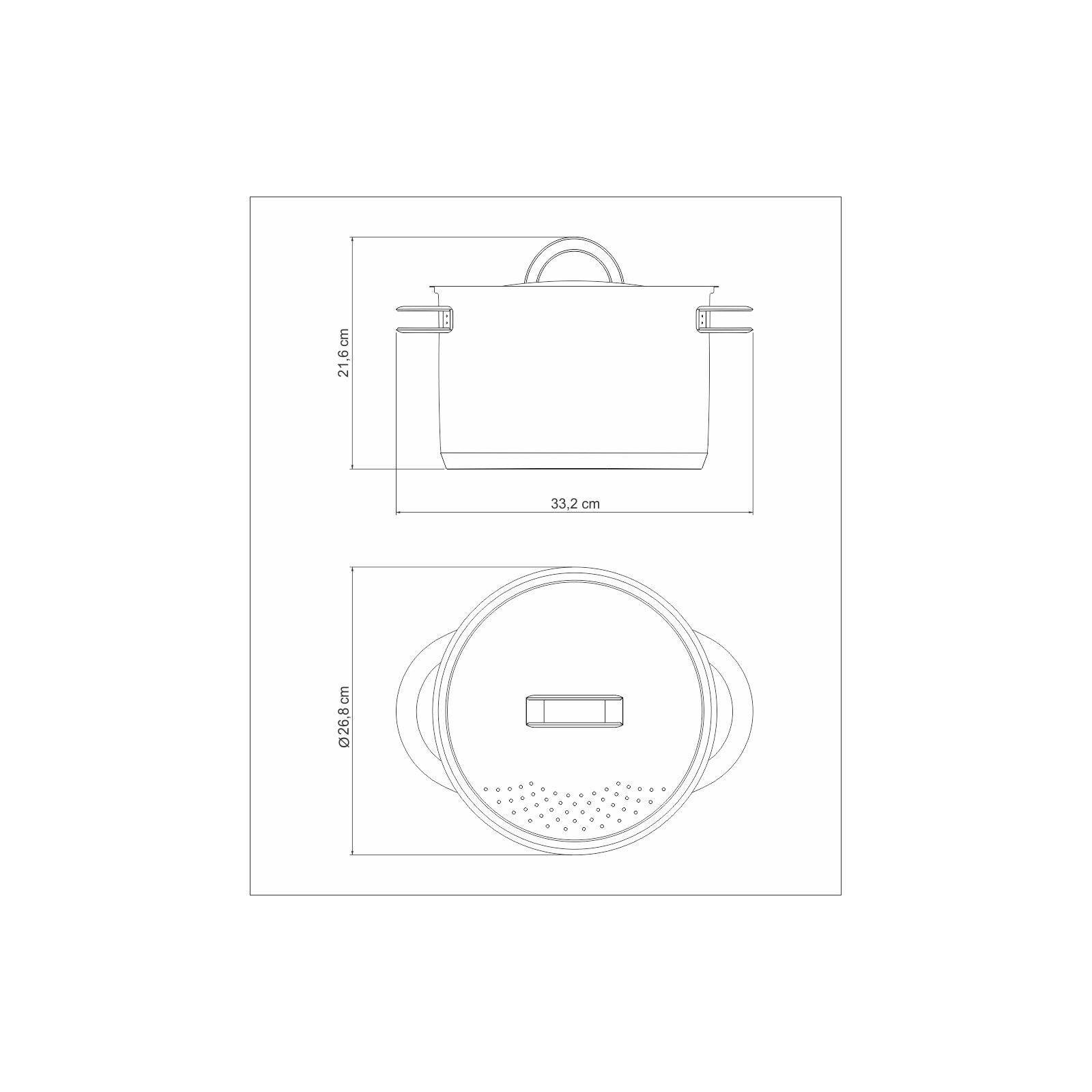 Espagueteira Tramontina Solar em Aço Inox Fundo Triplo com Tampa e Alças 24 Cm 7,7 L - foto 3