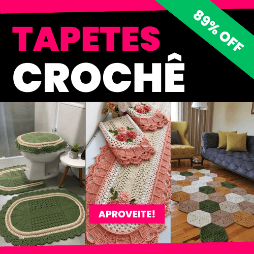 Receitas dos Tapetes de Crochê