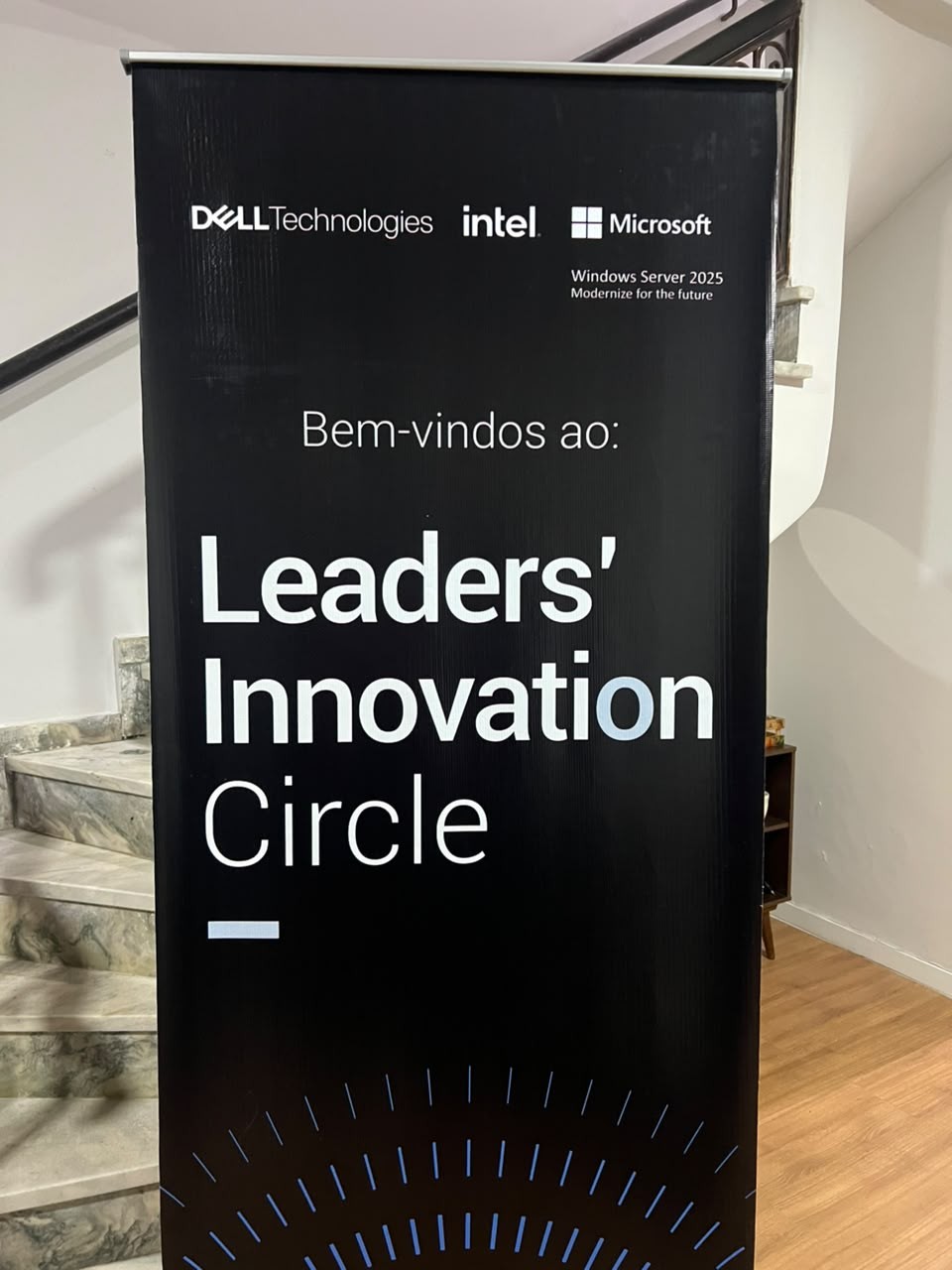 Banner personalizado para evento corporativo