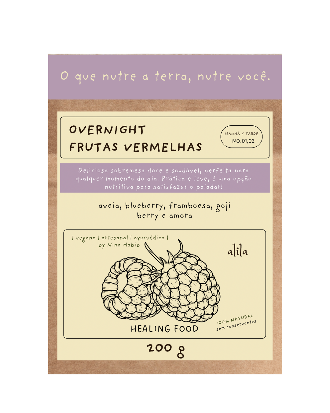 Overnight de Frutas Vermelhas