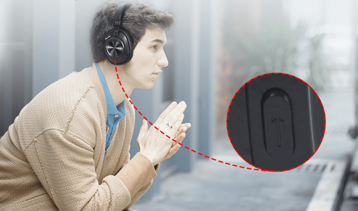 Fones de ouvido sem fio T7 headphones fones de ouvido com cancelamento de ruído, definidos pelo usuário, com microfone, fones de ouvido, jogos