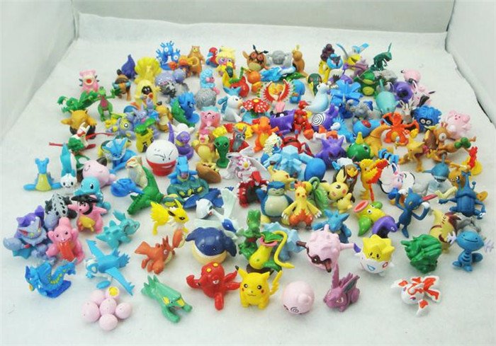 Kit Com 144 Bonecos Miniaturas Pokémon Sortidas Não Repete