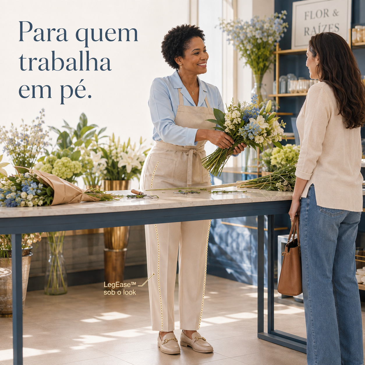 Para quem trabalha em pé