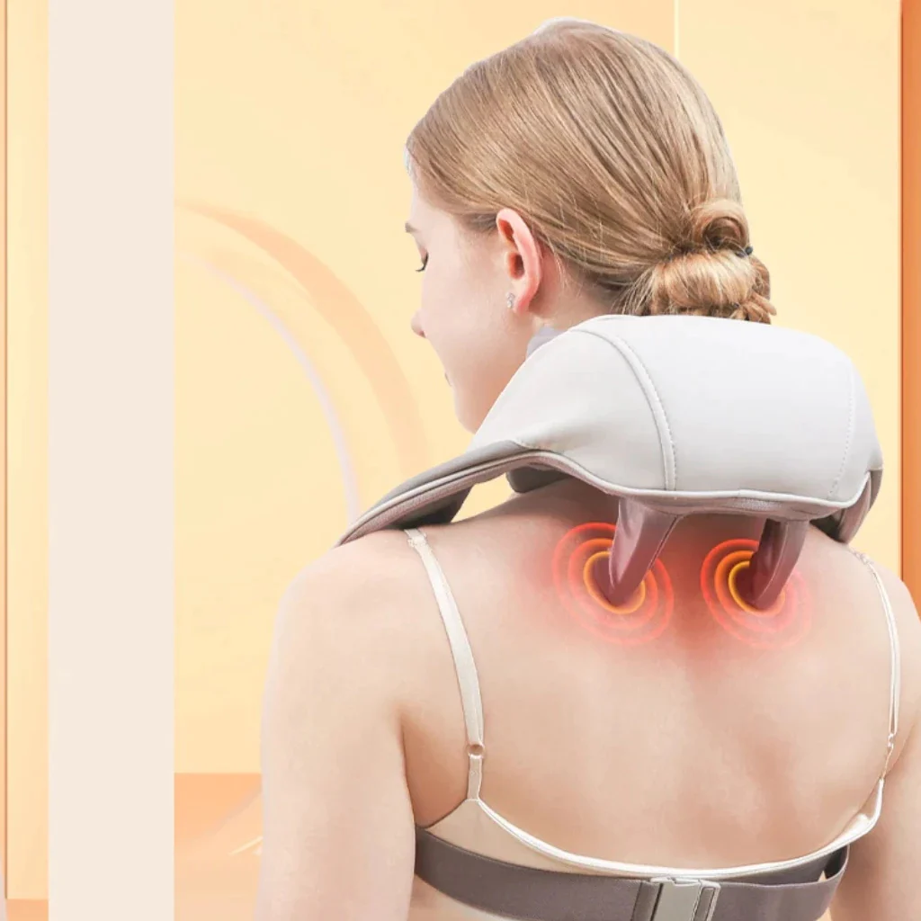 Massageador Inteligente de Pescoço de Compressão sem Fio